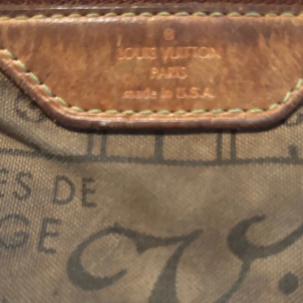 Louie Vuitton SD0048 LV Logo Neverfull MM Monogram Tote Authentic Designer Bag - Picture 9 of 17